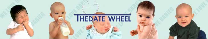 Calculate baby due date with The Date Wheel